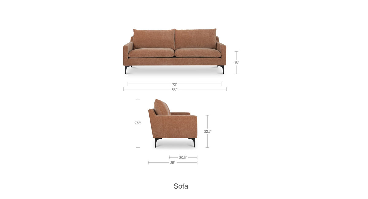 Sofa Only dimensions