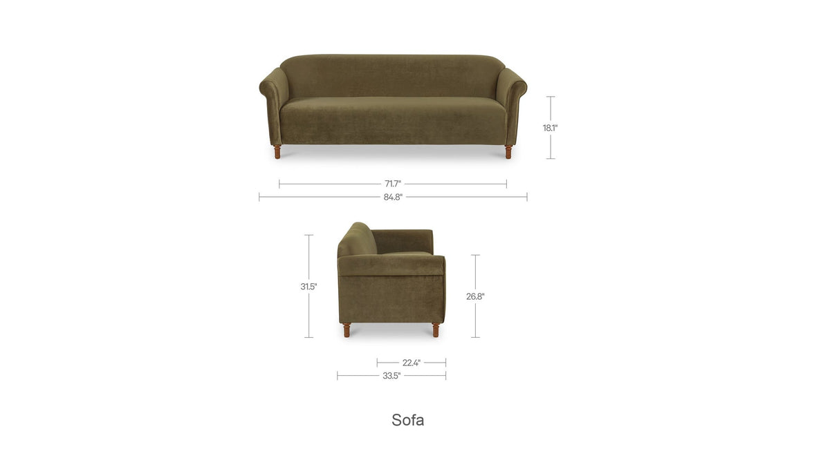 Sofa Only dimensions