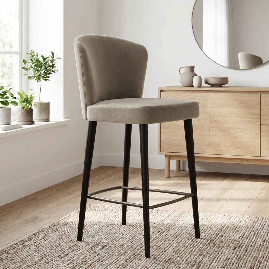 Set of Four Silhouette Counter Stools - Altera