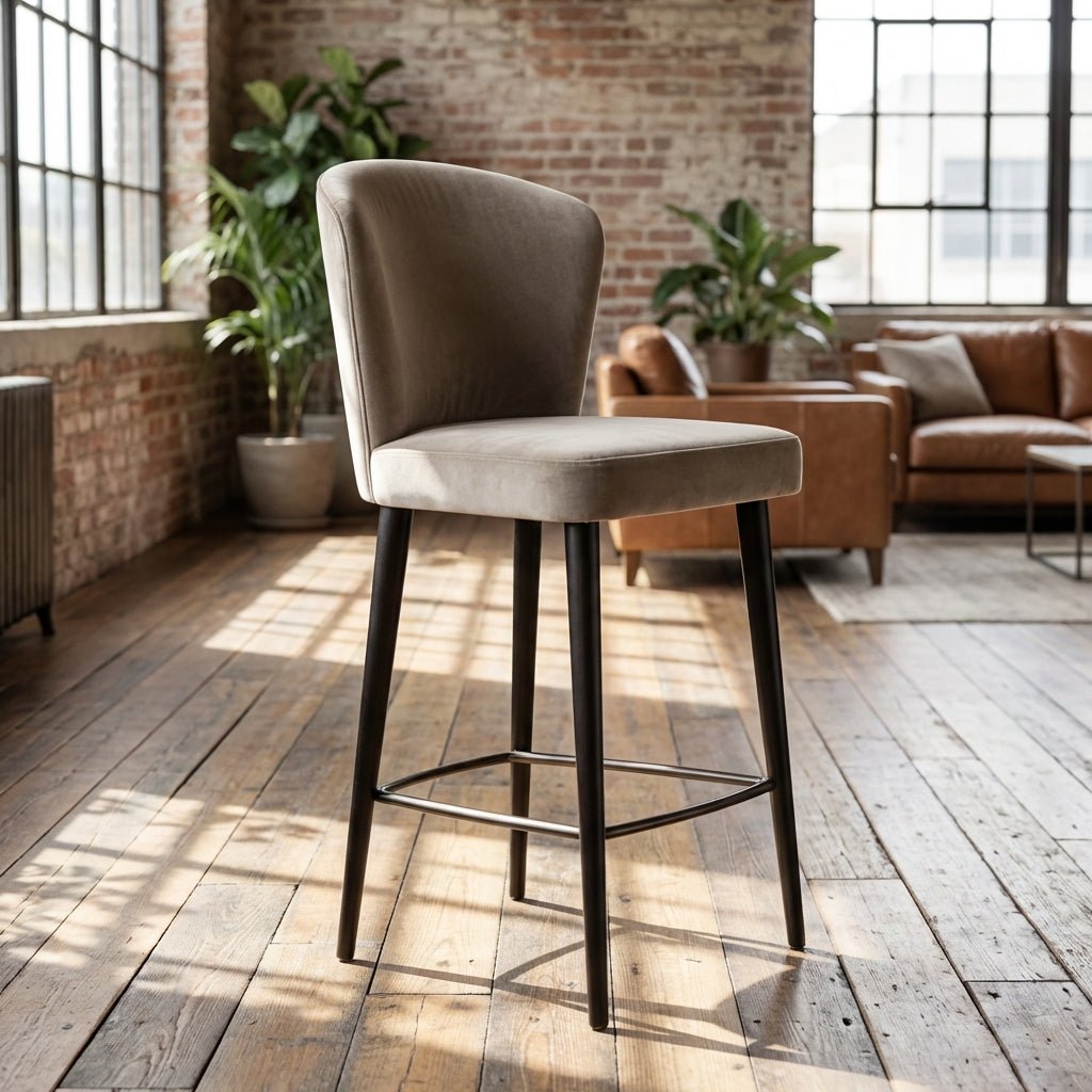 Set of Four Silhouette Counter Stools - Altera