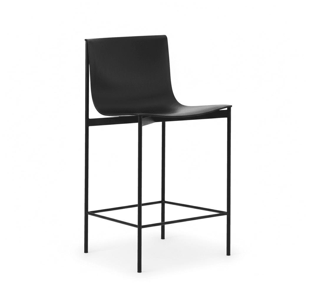 Set of Two Alto Modern High - Back Bar Stools - Altera