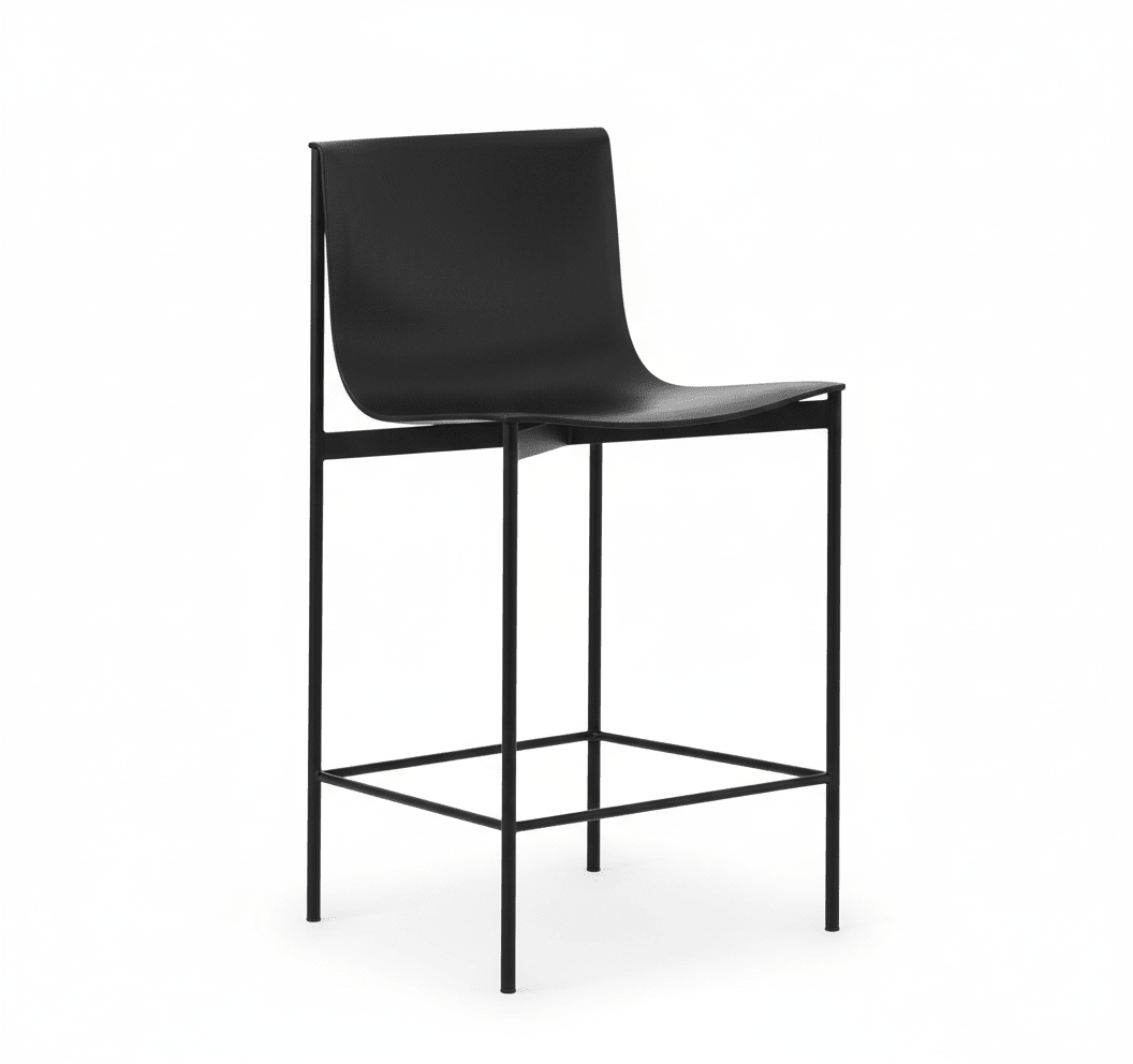 Set of Two Alto Modern High - Back Bar Stools - Altera