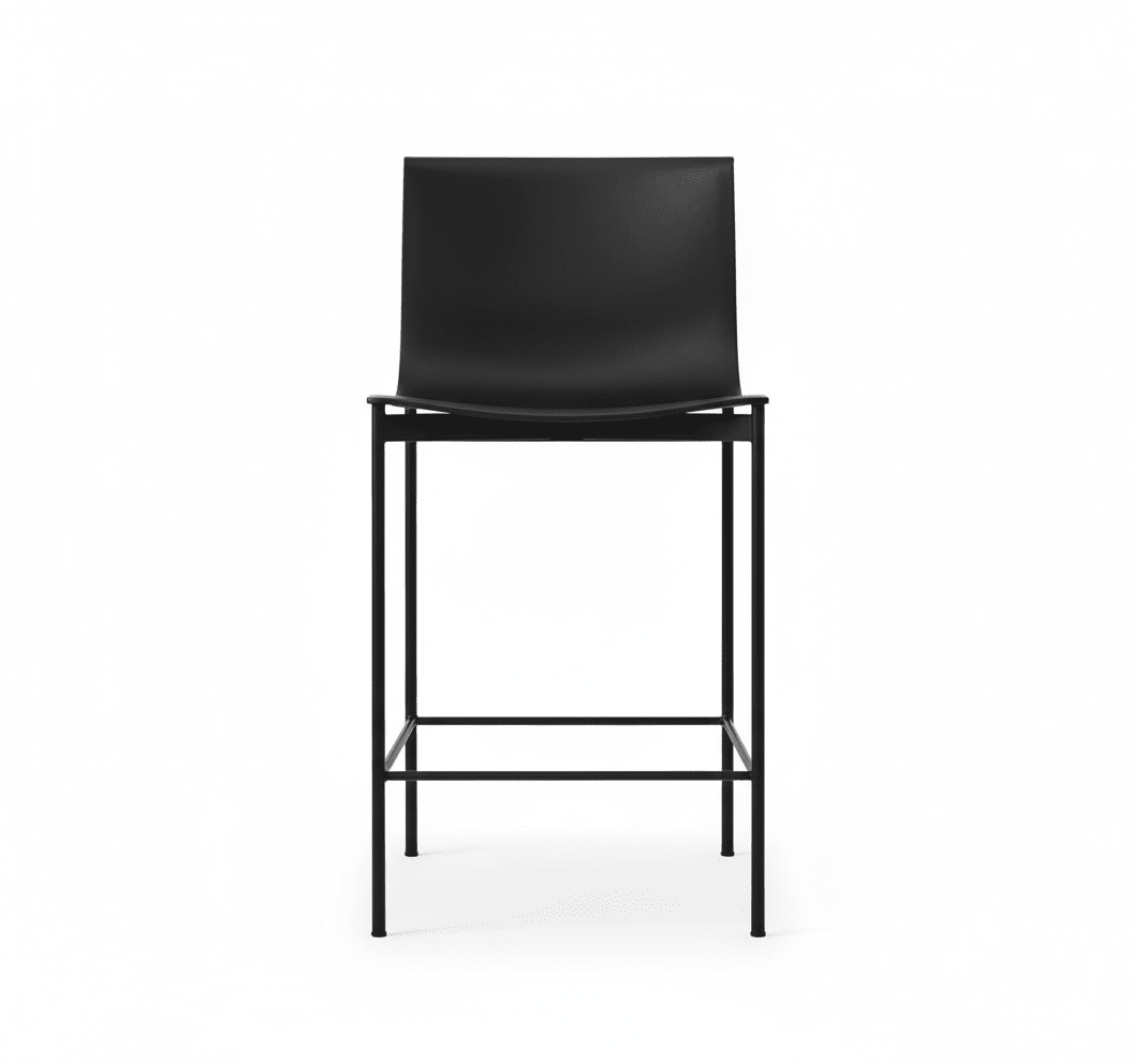 Set of Two Alto Modern High - Back Bar Stools - Altera