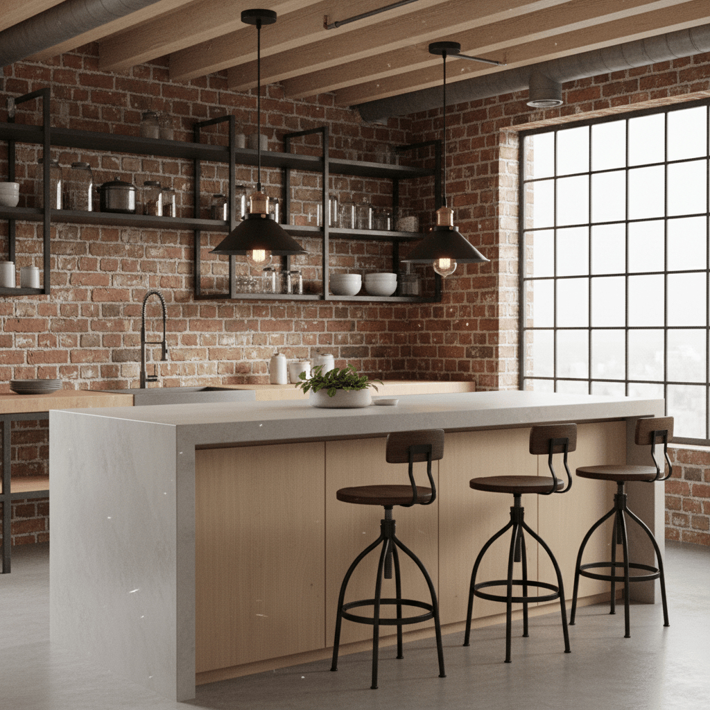 Set of Two Edison Loft Vintage Pendant Lights - Altera