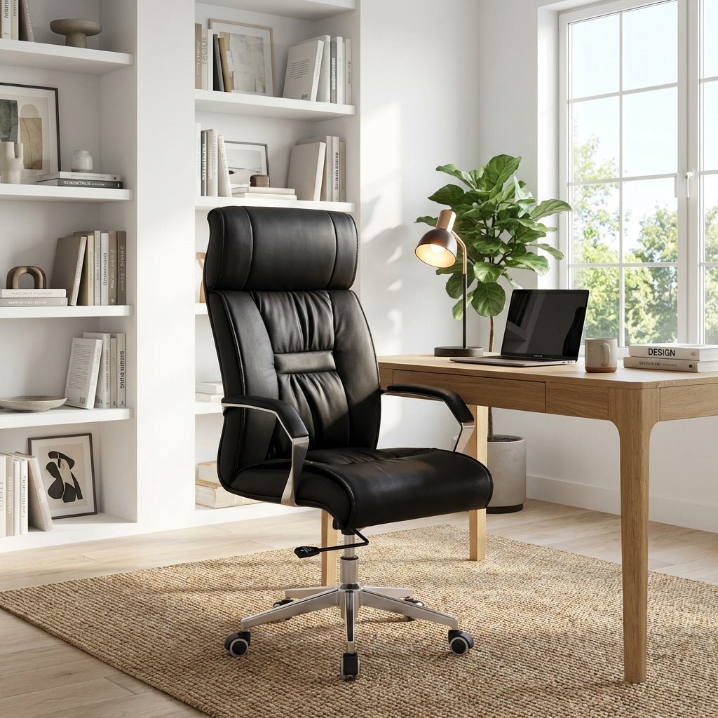 Sintra Full - Grain Leather Office Chair - Altera