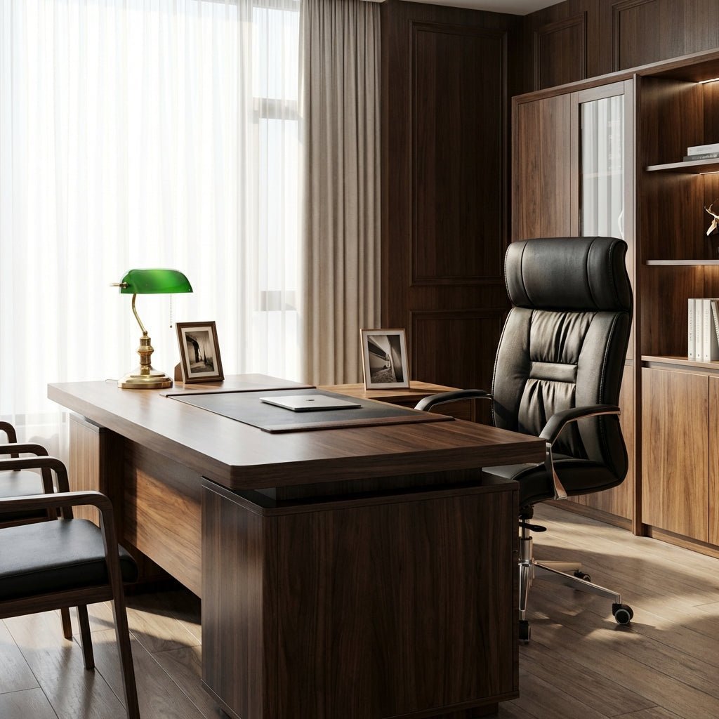 Sintra Full - Grain Leather Office Chair - Altera