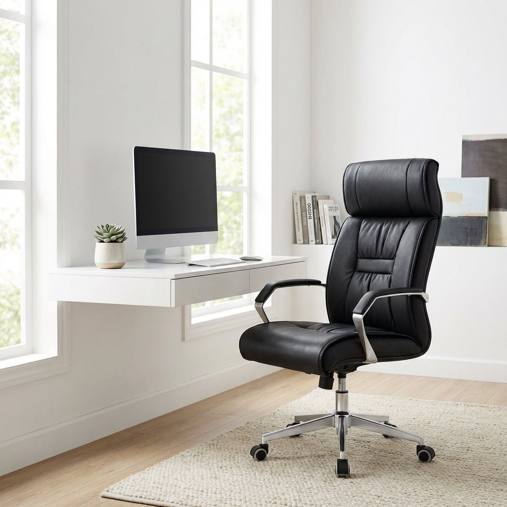 Sintra Full - Grain Leather Office Chair - Altera