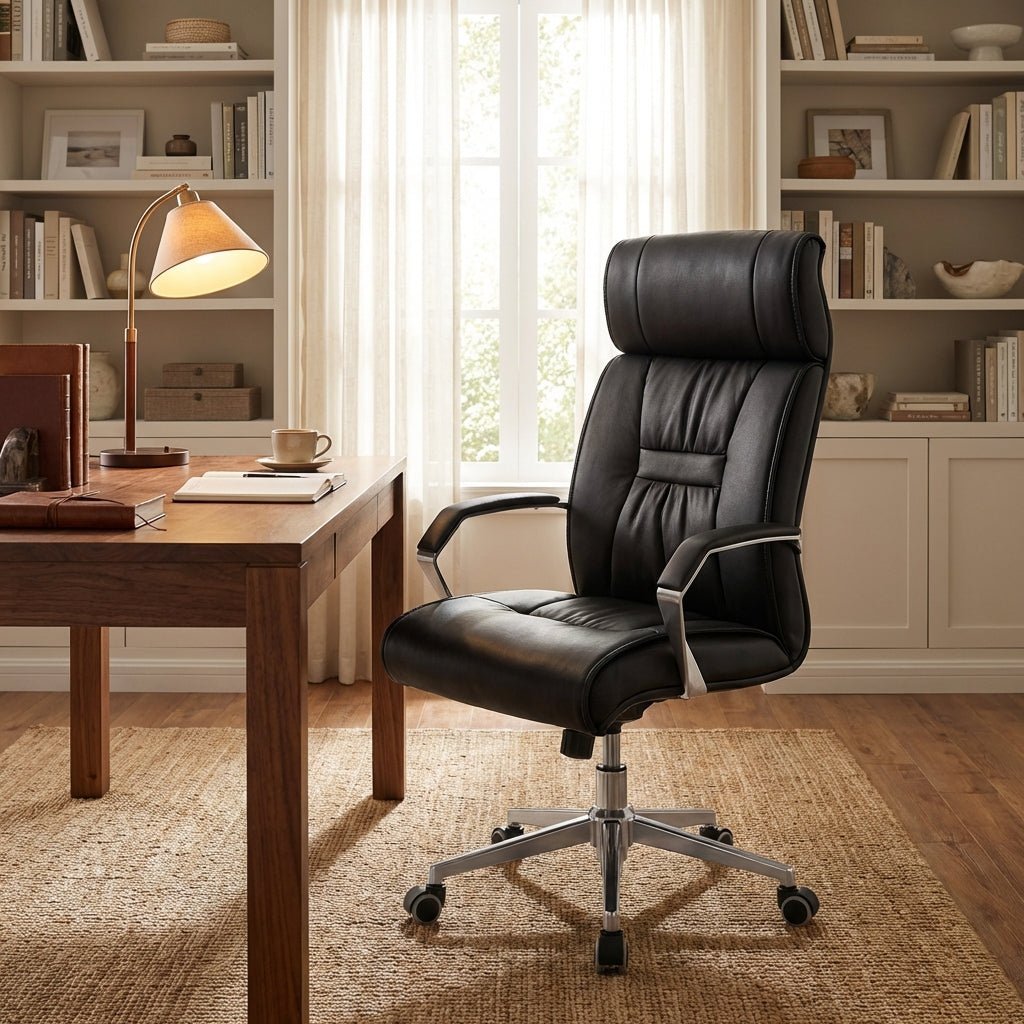 Sintra Full - Grain Leather Office Chair - Altera