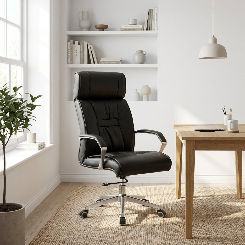 Sintra Full - Grain Leather Office Chair - Altera