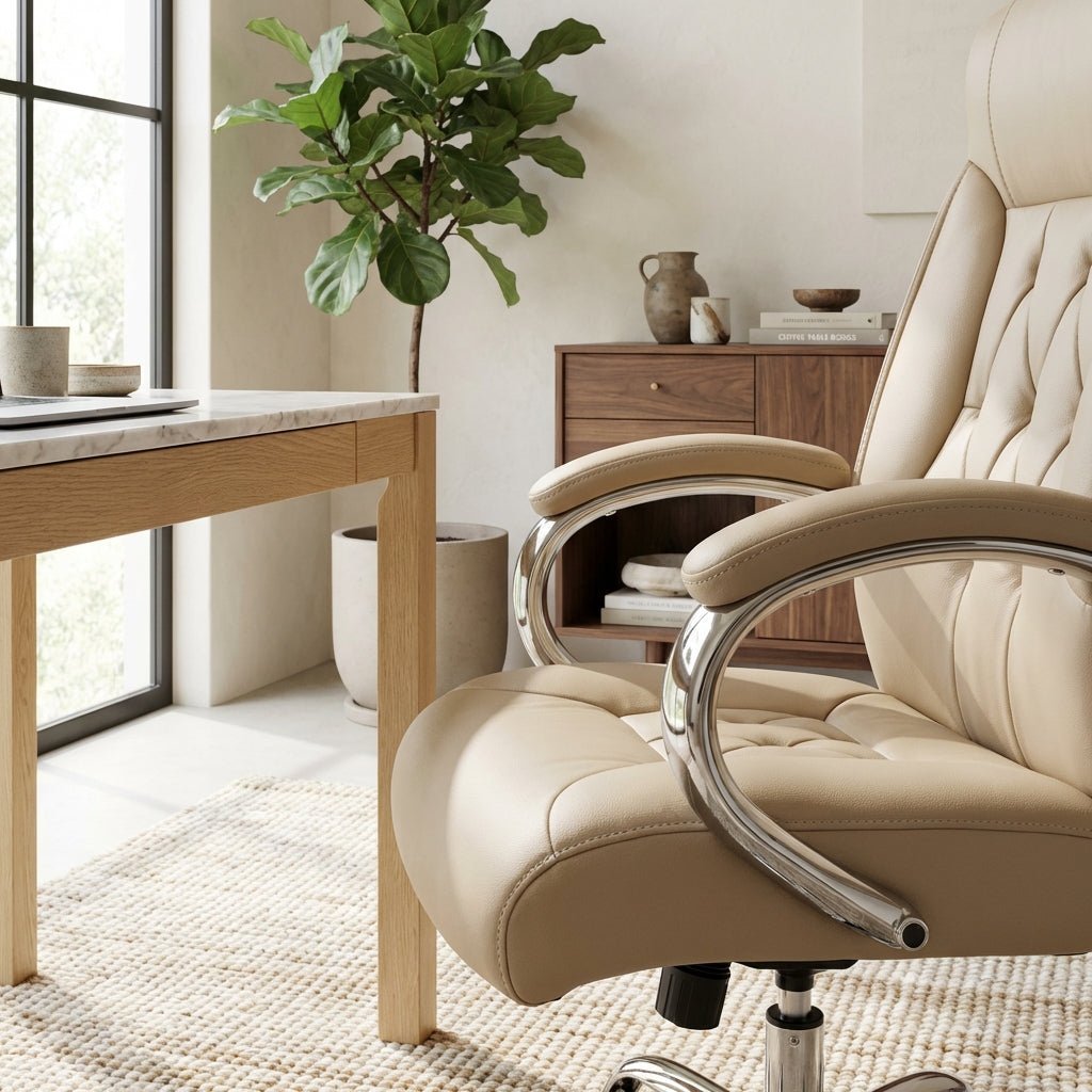 Siracusa Premium Leather Office Chair - Altera