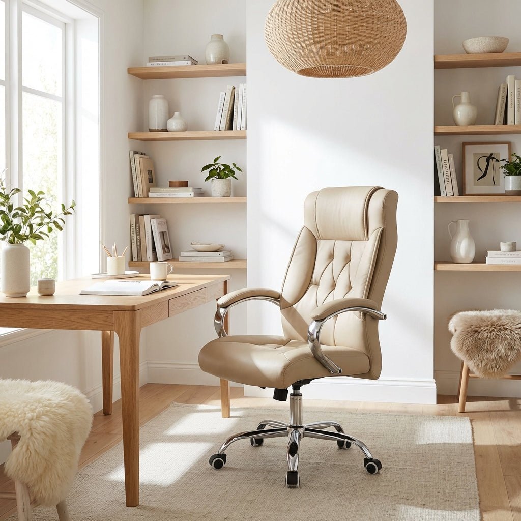 Siracusa Premium Leather Office Chair - Altera