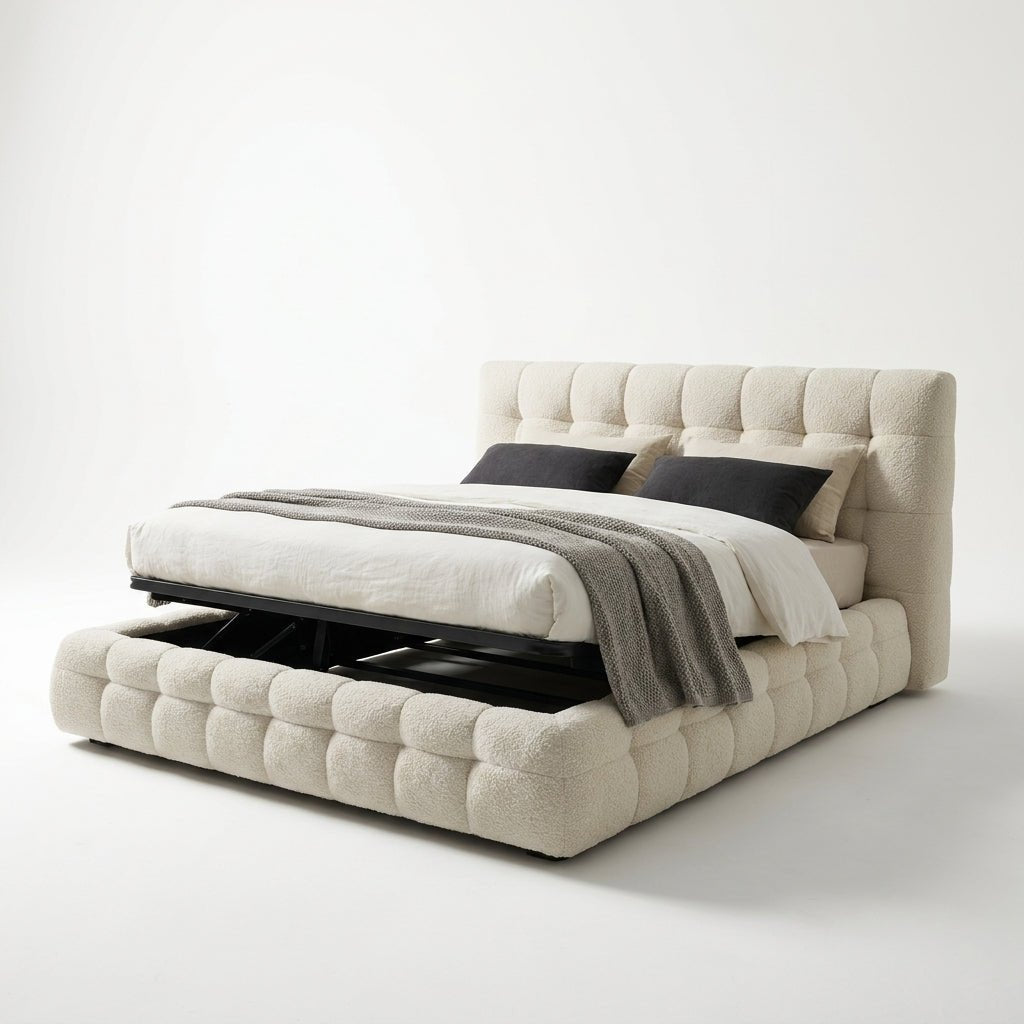 Soho Plush Upholstered Bed - Altera