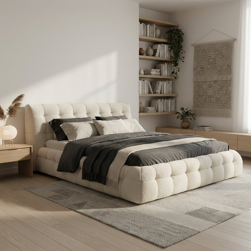 Soho Plush Upholstered King Bed - Altera