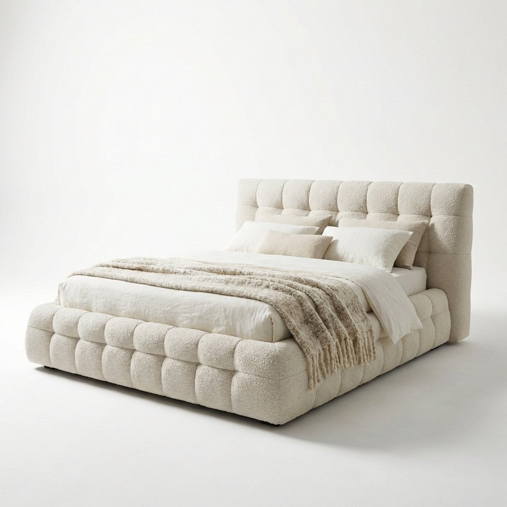 Soho Plush Upholstered King Bed - Altera