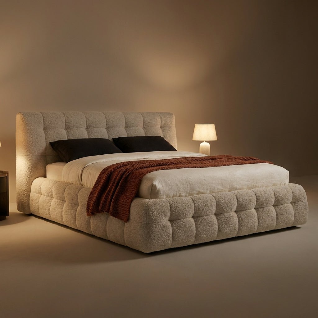 Soho Plush Upholstered King Bed - Altera