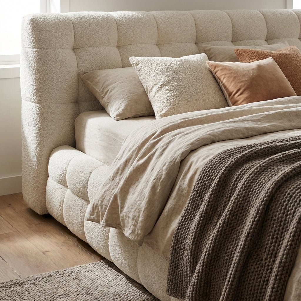 Soho Plush Upholstered King Bed - Altera