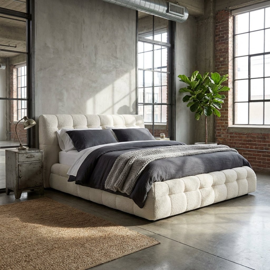 Soho Plush Upholstered King Bed - Altera