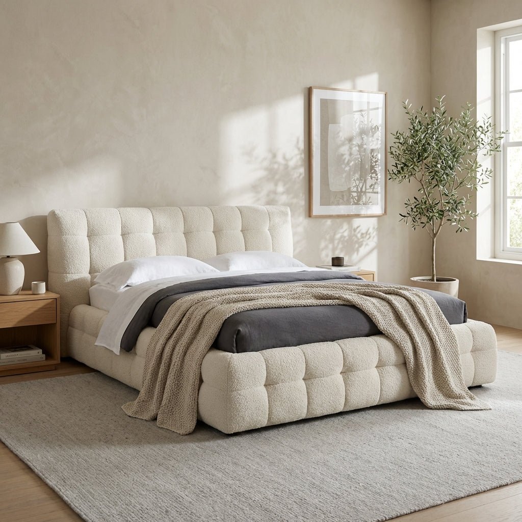 Soho Plush Upholstered King Bed - Altera