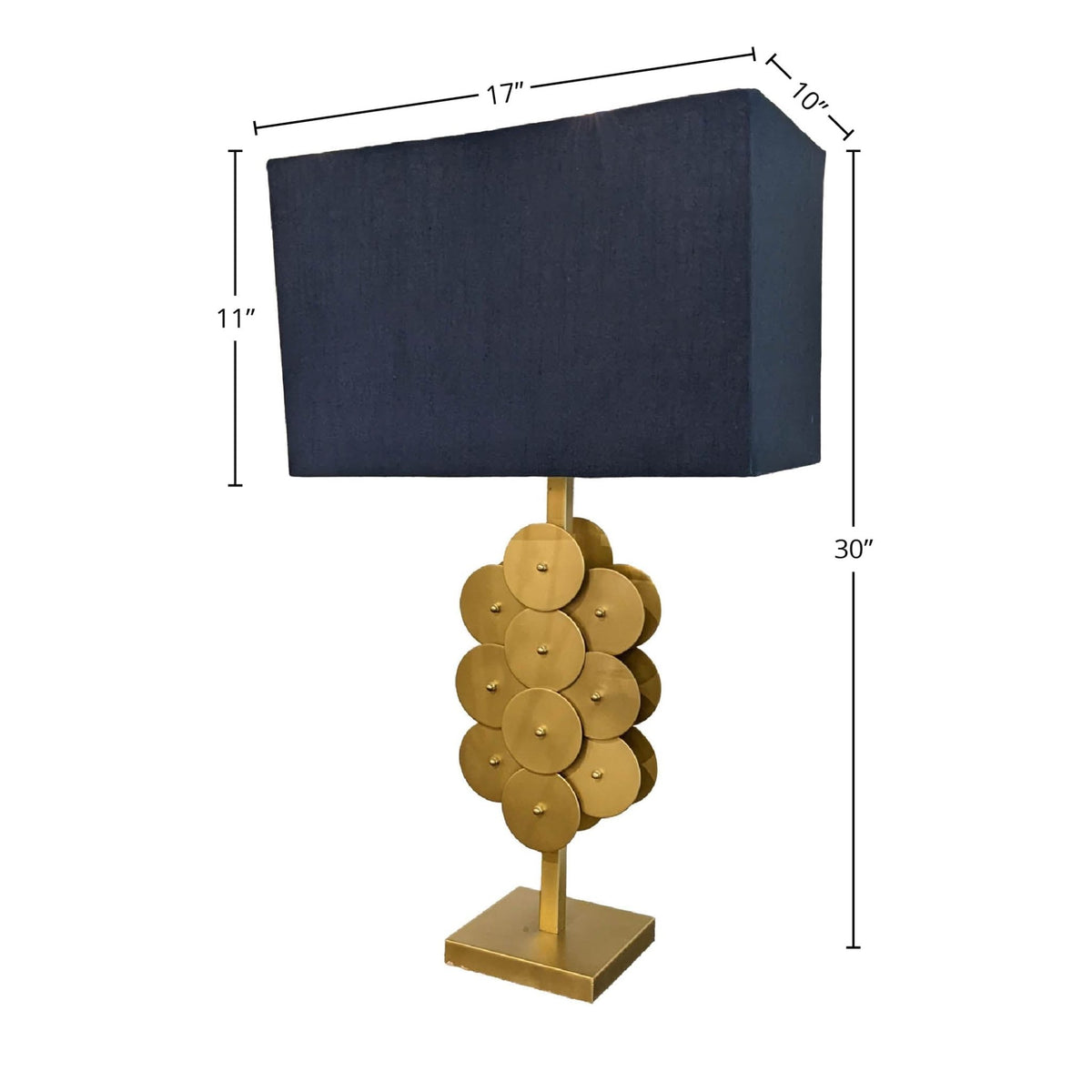 Solva Brass Disc Lamp - Altera