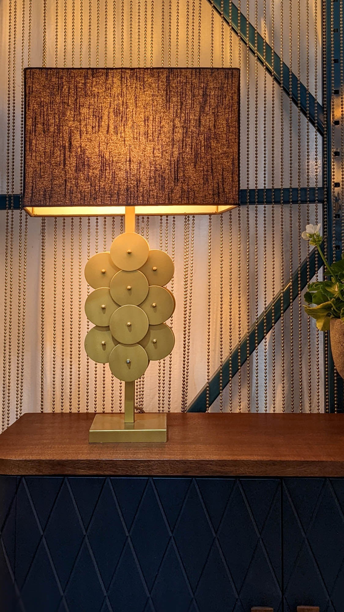 Solva Brass Disc Lamp - Altera