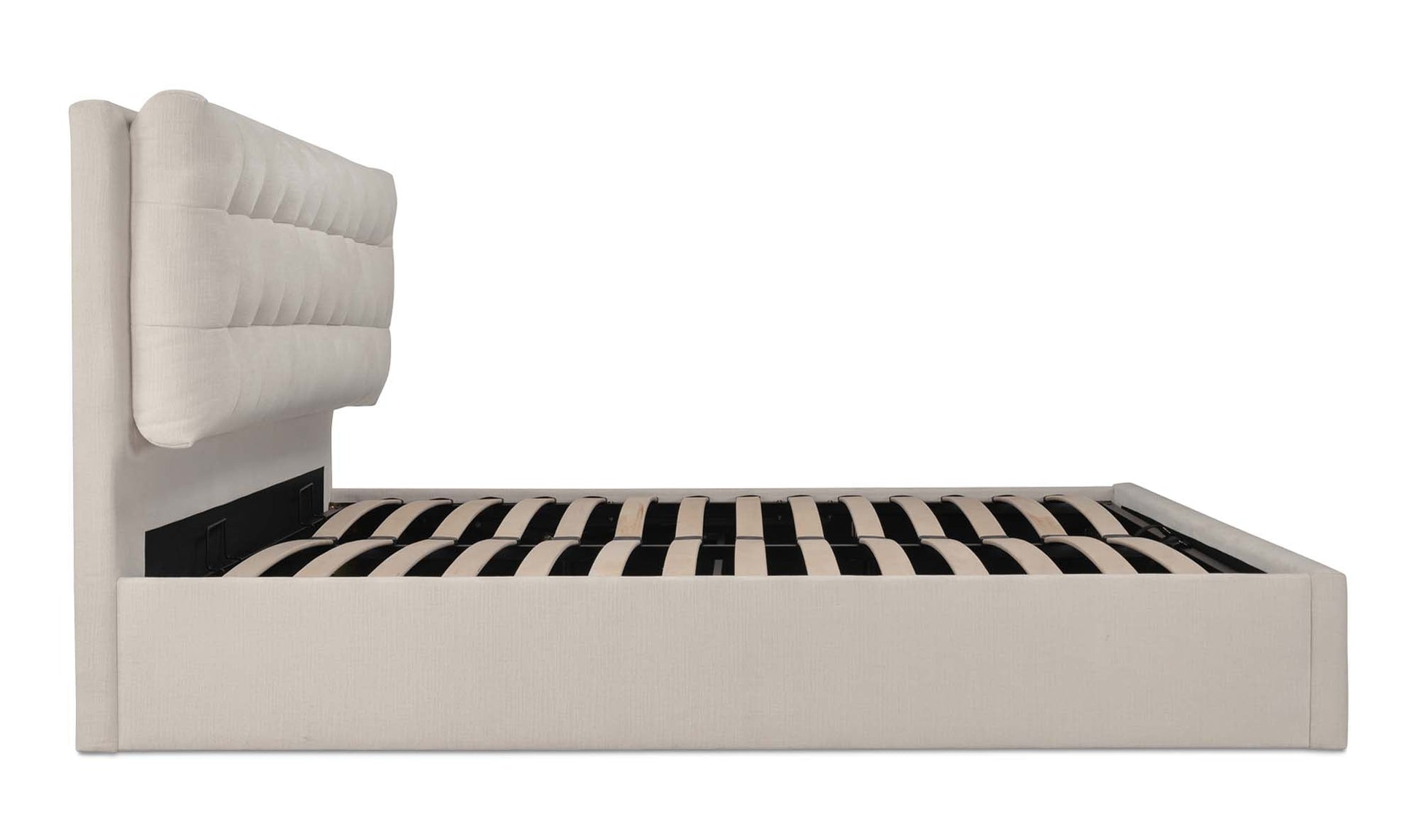 White Smoke Sovereign Storage Bed Green / Queen / 0 Nightstands,Green / Queen / 1 Nightstand,Green / Queen / 2 Nightstands,Green / King / 0 Nightstands,Green / King / 1 Nightstand,Green / King / 2 Nightstands,Cream / Queen / 0 Nightstands,Cream / Queen / 1 Nightstand,Cream / Queen / 2 Nightstands,Cream / King / 0 Nightstands,Cream / King / 1 Nightstand,Cream / King / 2 Nightstands