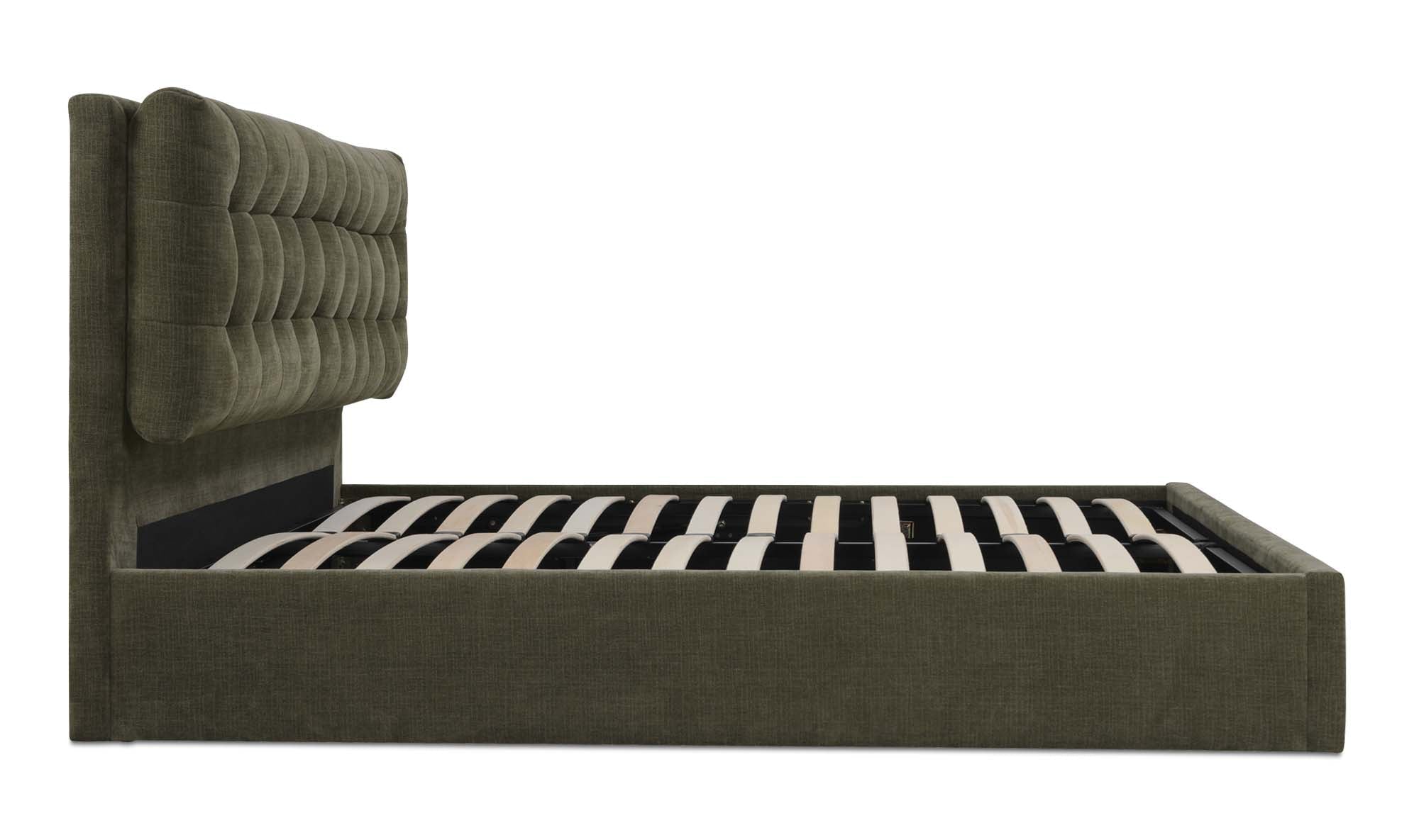 White Smoke Sovereign Storage Bed Green / Queen / 0 Nightstands,Green / Queen / 1 Nightstand,Green / Queen / 2 Nightstands,Green / King / 0 Nightstands,Green / King / 1 Nightstand,Green / King / 2 Nightstands,Cream / Queen / 0 Nightstands,Cream / Queen / 1 Nightstand,Cream / Queen / 2 Nightstands,Cream / King / 0 Nightstands,Cream / King / 1 Nightstand,Cream / King / 2 Nightstands