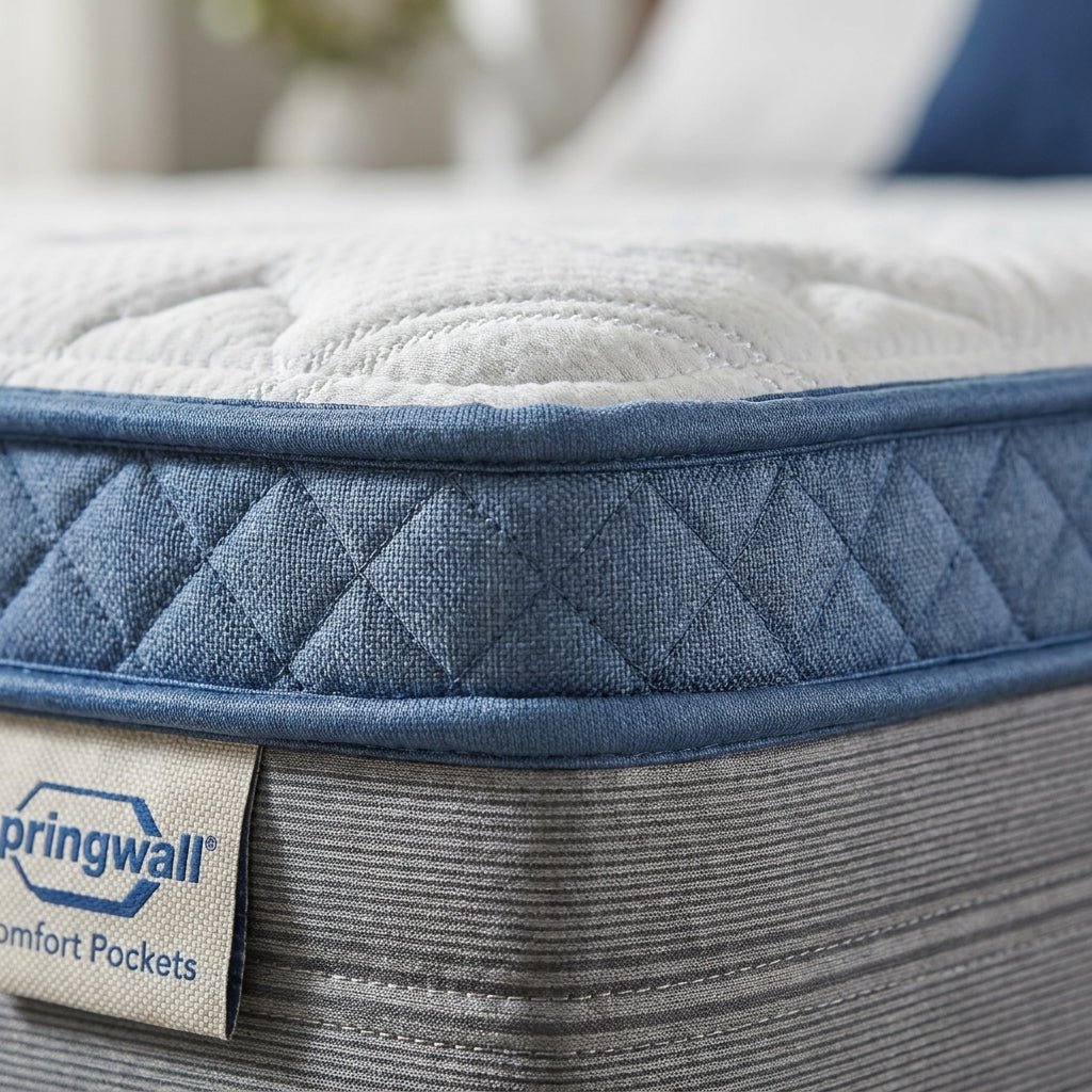 Springwall Estevan 13-Inch Pillow Top Pocket Coil Mattress - Altera
