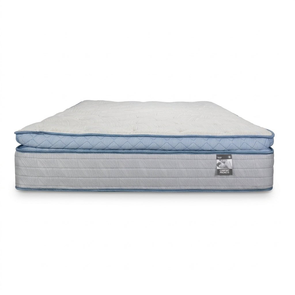 Springwall Estevan 13-Inch Pillow Top Pocket Coil Mattress - Altera