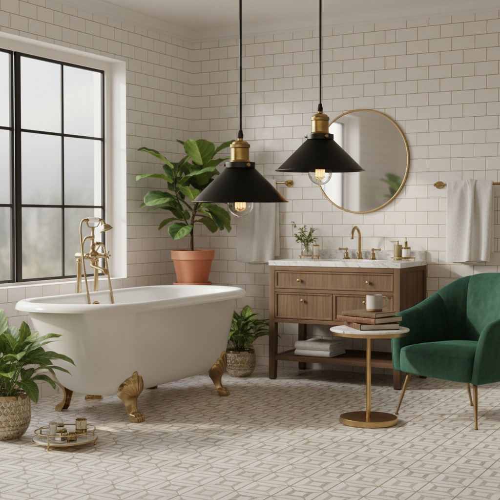 Set of Two Edison Loft Vintage Pendant Lights