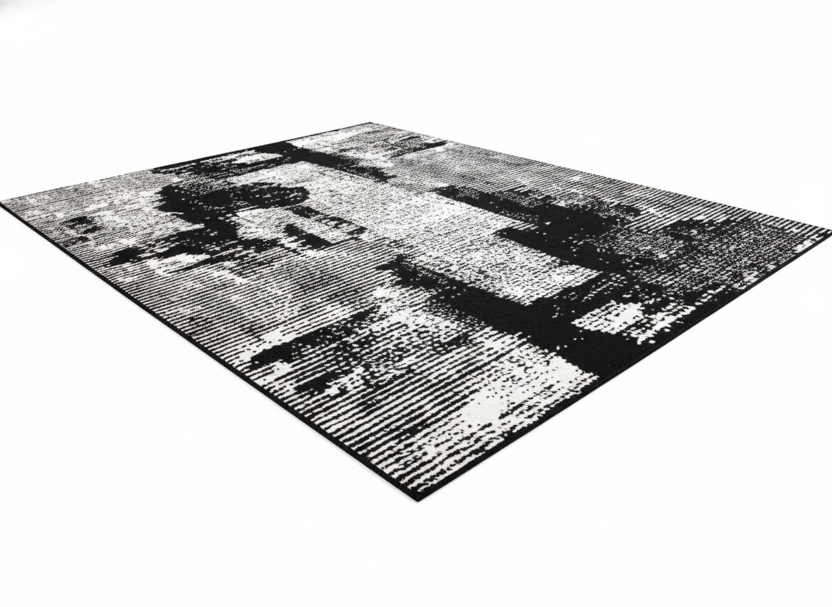 Urban Ink Distressed Woven Carpet