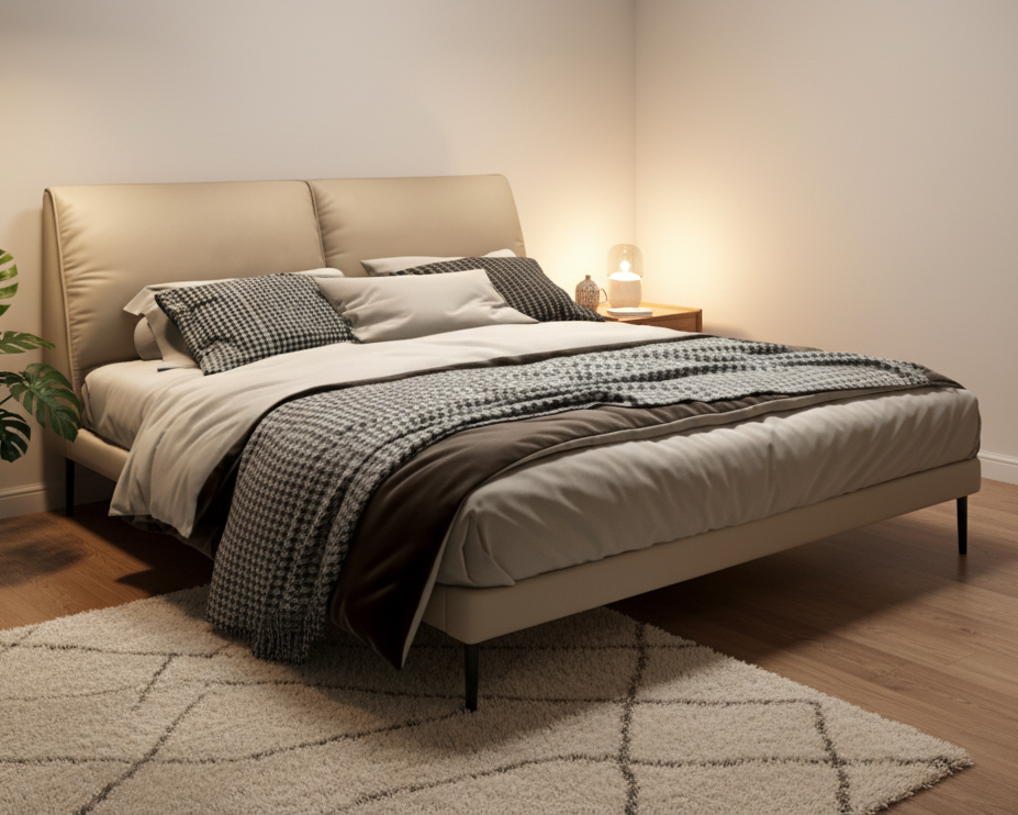 Aarhus Upholstered King Bed