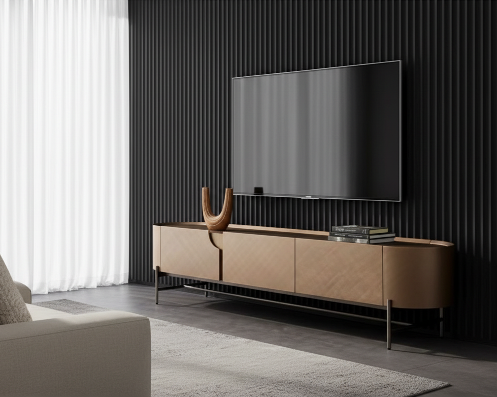 Echelon Metallic Entertainment Center