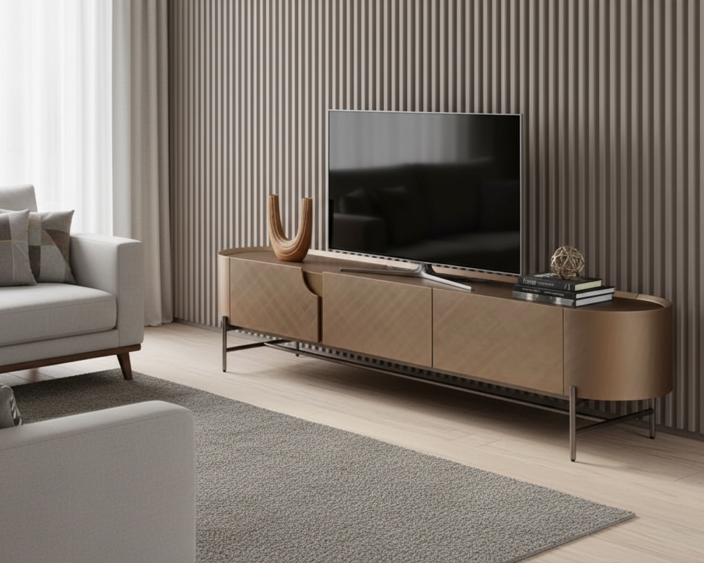 Echelon Metallic Entertainment Center