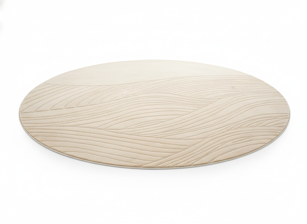 Modern Ripple Waterproof Diatom Silk Carpet