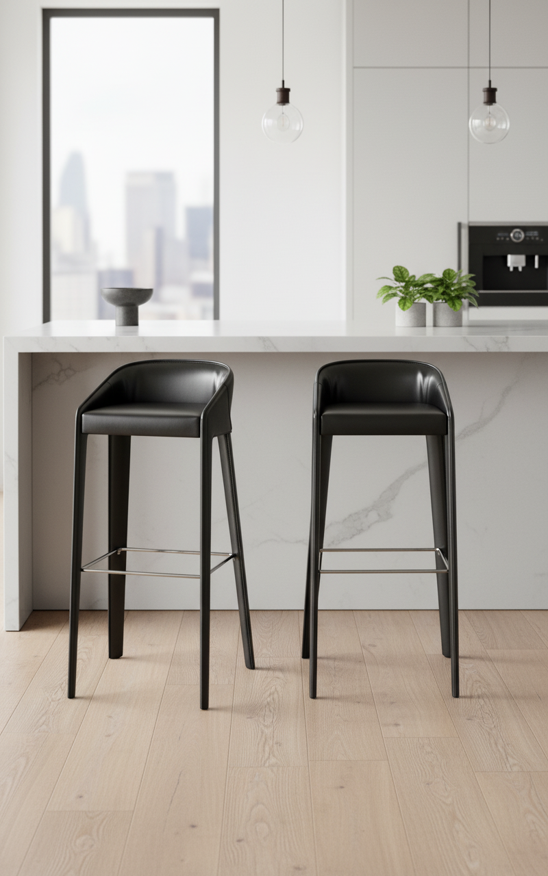 KY-229 Minimalist Counter Chair