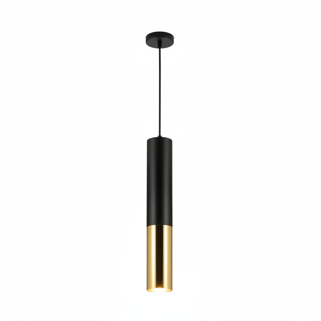 Stellan Two-Tone Tube Pendant