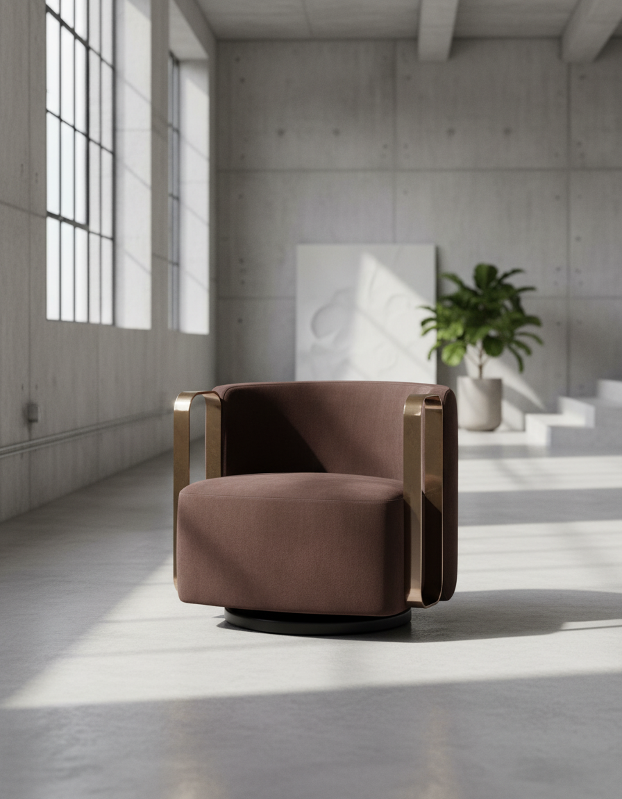 Bordeaux Swivel Lounge Chair