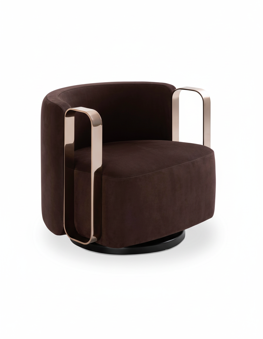 Bordeaux Swivel Lounge Chair