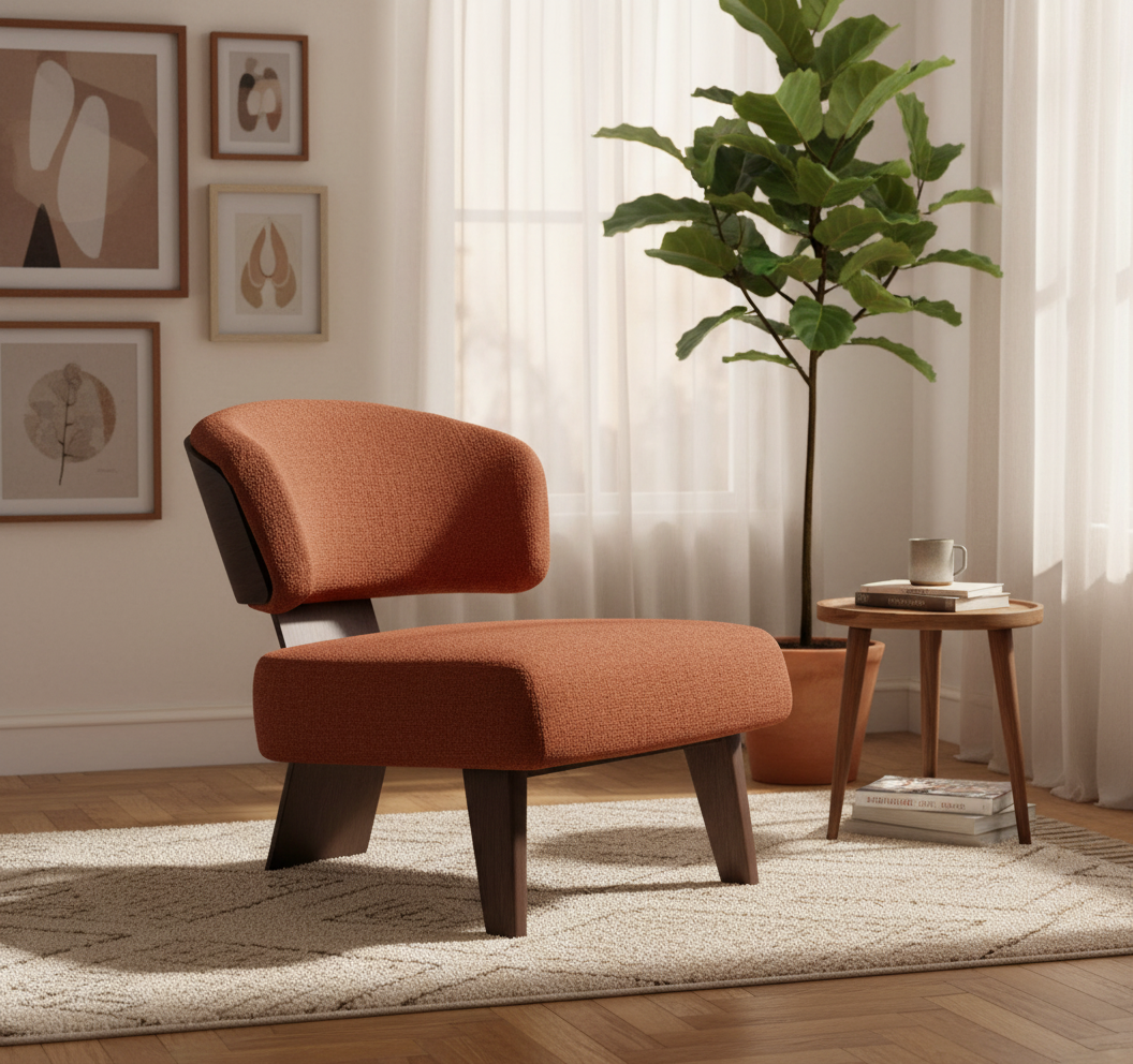 Kyo Sculptural Accent Chair