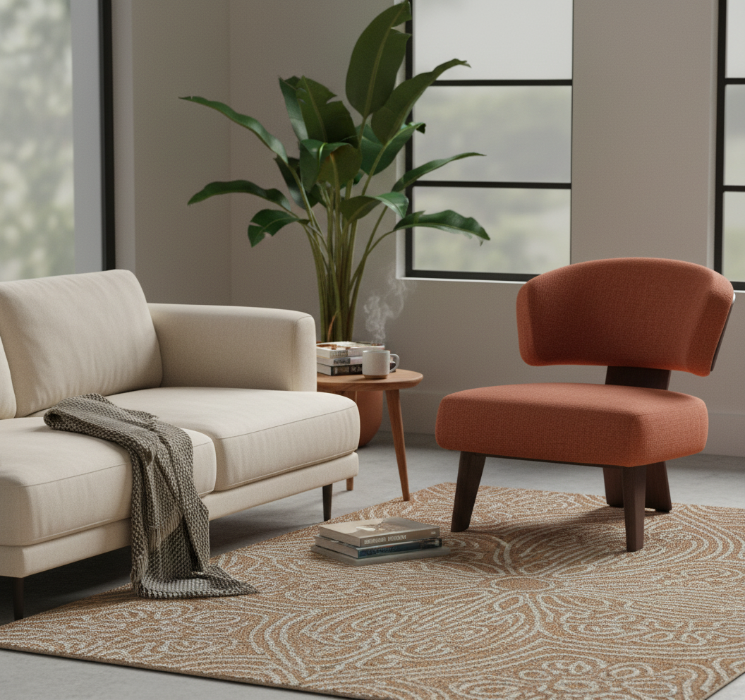 Kyo Sculptural Accent Chair