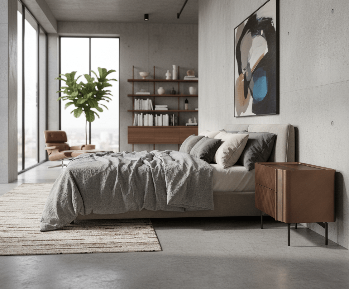 Stellan Modernist Bedside Cabinet - Altera