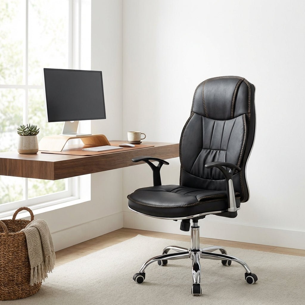 Stellenbosch Full - Grain Leather Executive Chair - Altera