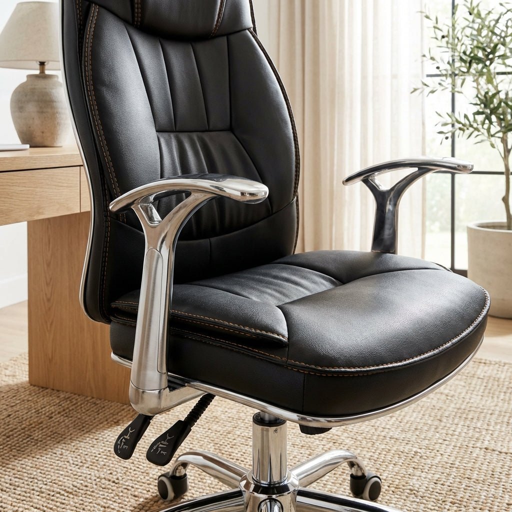 Stellenbosch Full - Grain Leather Executive Chair - Altera