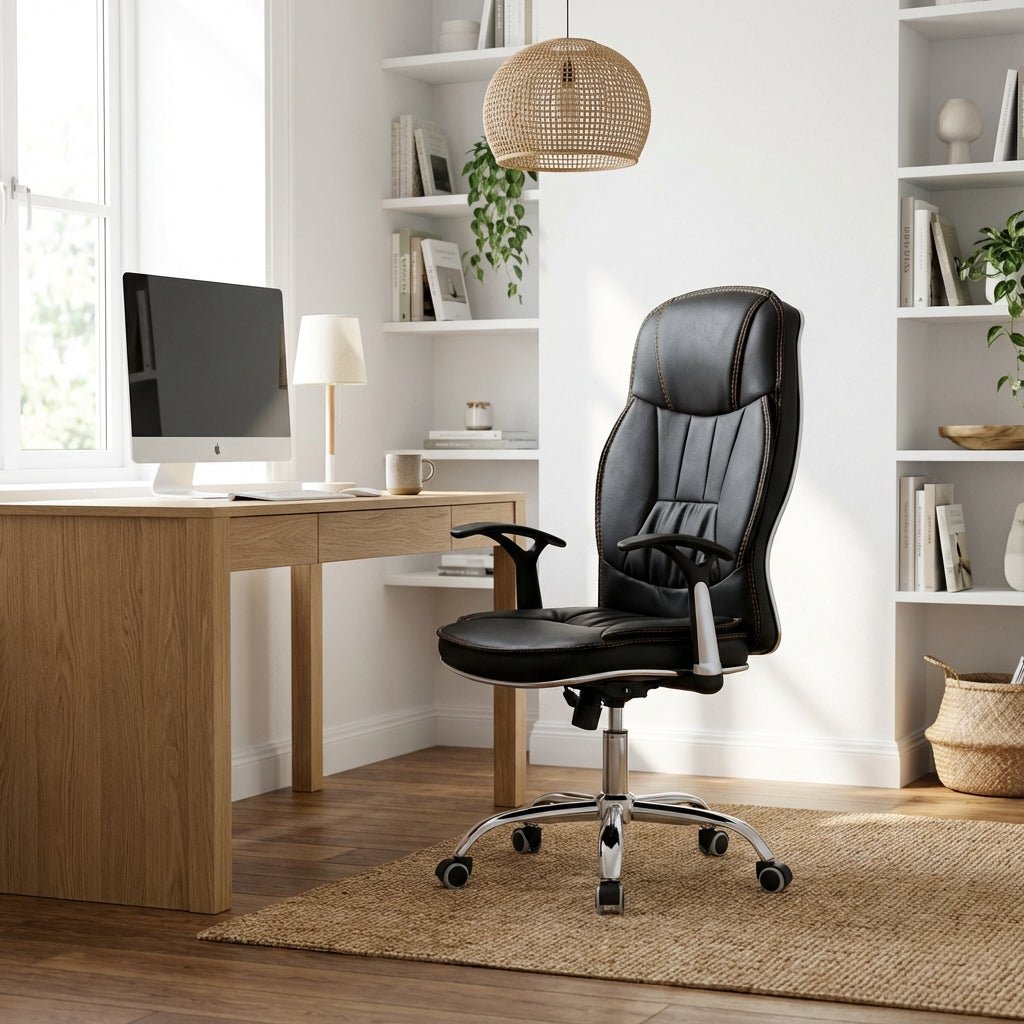 Stellenbosch Full - Grain Leather Executive Chair - Altera