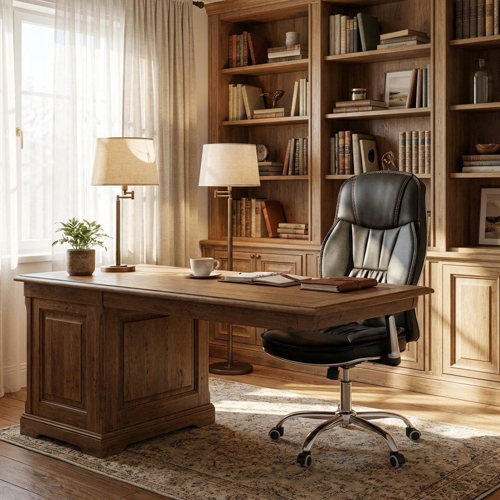 Stellenbosch Full - Grain Leather Executive Chair - Altera