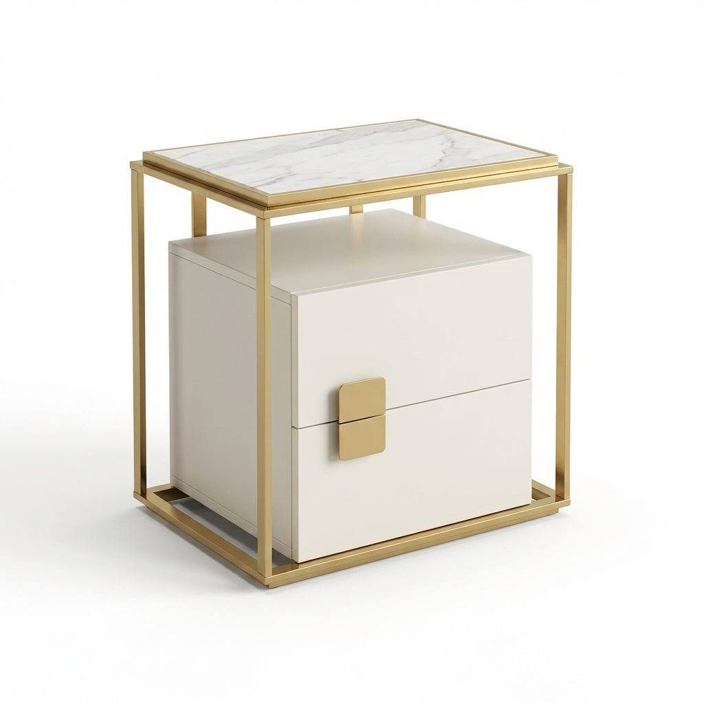 Sterling Luxury Upholstered Storage Bed with Hydraulic Lift and Side Drawers - Altera