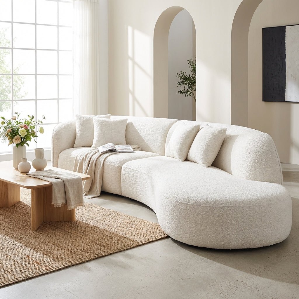 The Auckland Wool Fabric Sofa - Altera