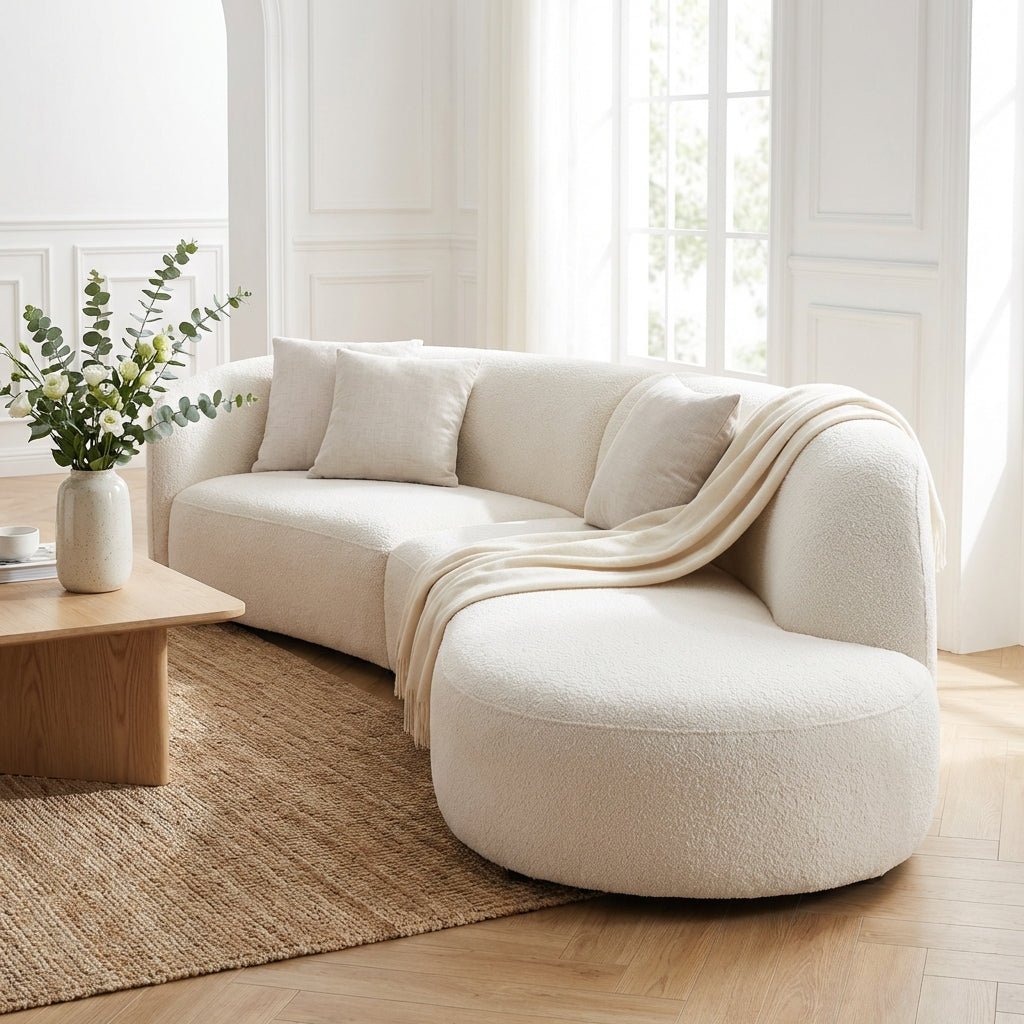 The Auckland Wool Fabric Sofa - Altera