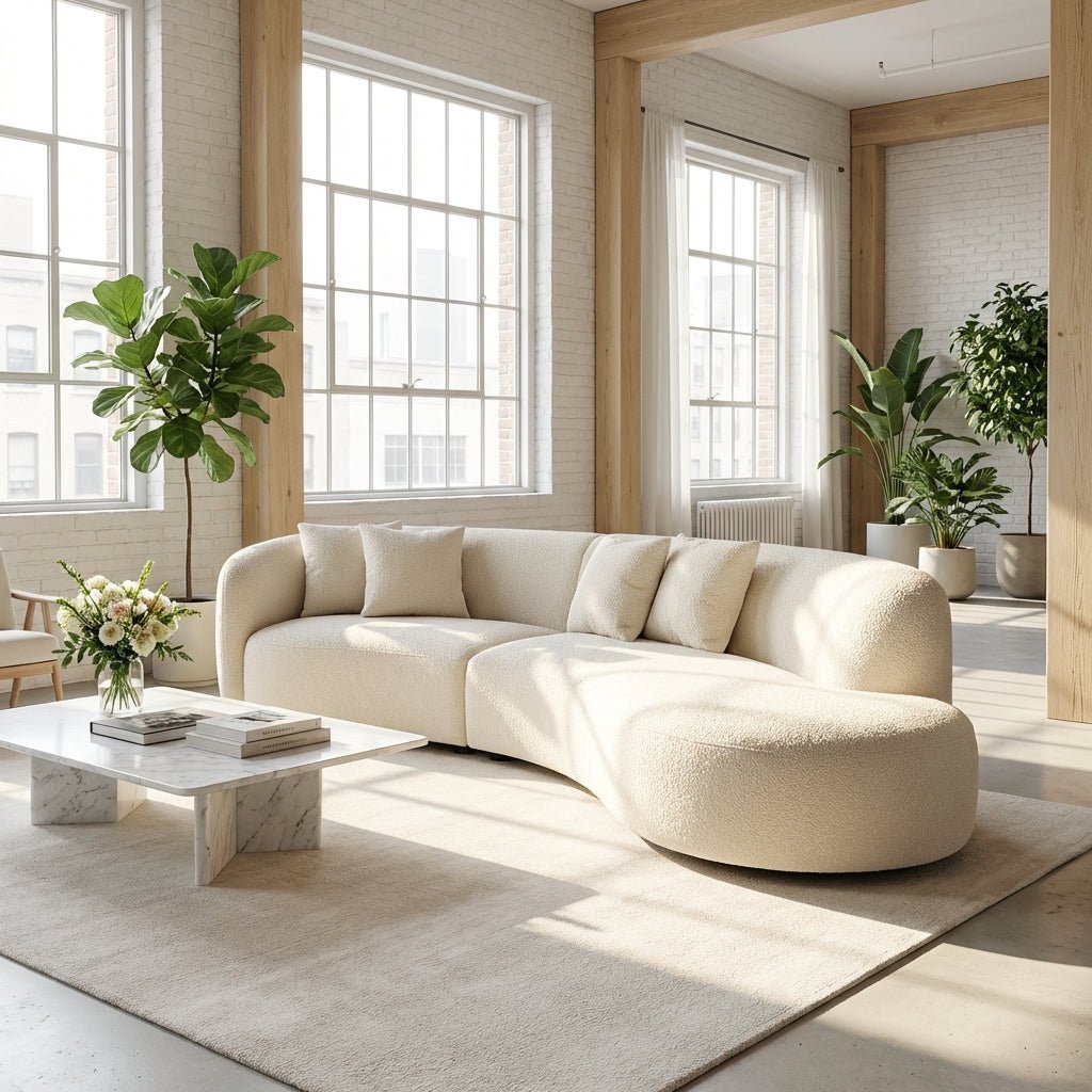 The Auckland Wool Fabric Sofa - Altera