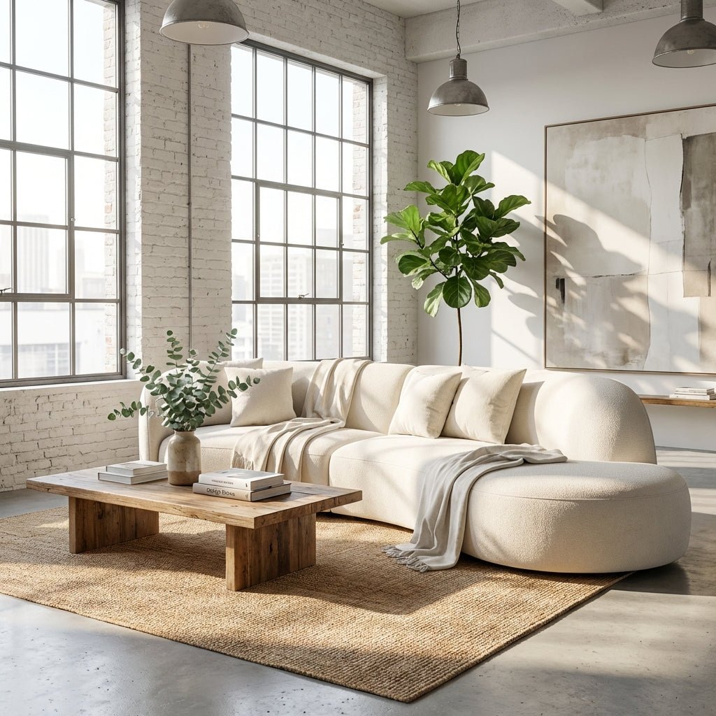 The Auckland Wool Fabric Sofa - Altera